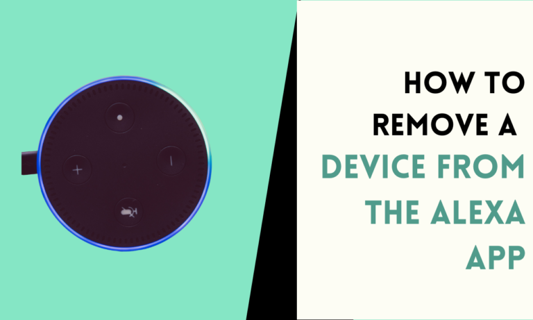 How to Remove a Device from the Alexa App